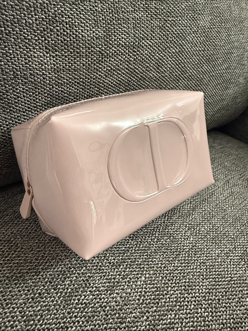 Dior Beauty Baby Pink Glossy Patent CD Makeup Bag Pouch New Authentic - Picture 10 of 15